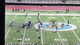 Bat Down  of pass playing Free Safety