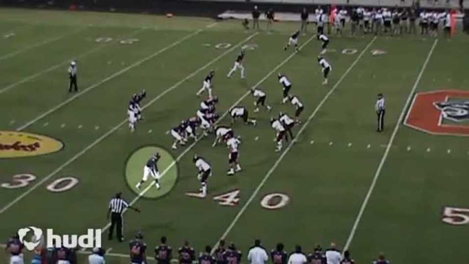 Sophomore WR/DB Richard Tucker