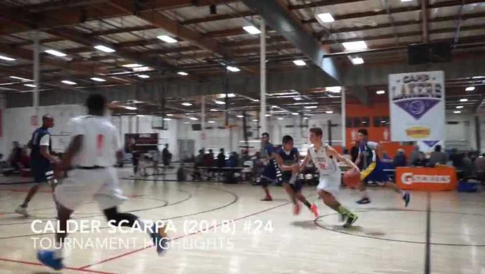 Calder Scarpa (2018) #24 Basketball Highlights 2015