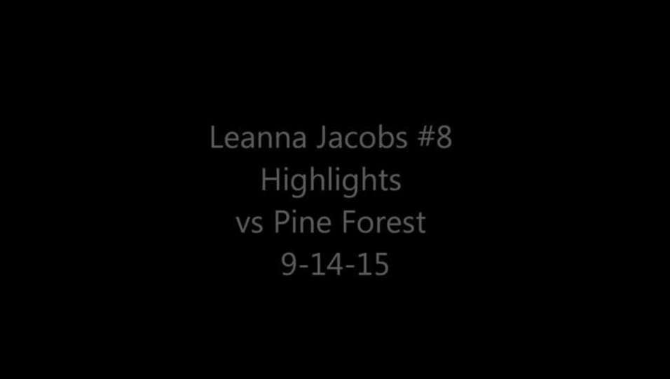 Leanna Jacobs #8 of Hoke County High School