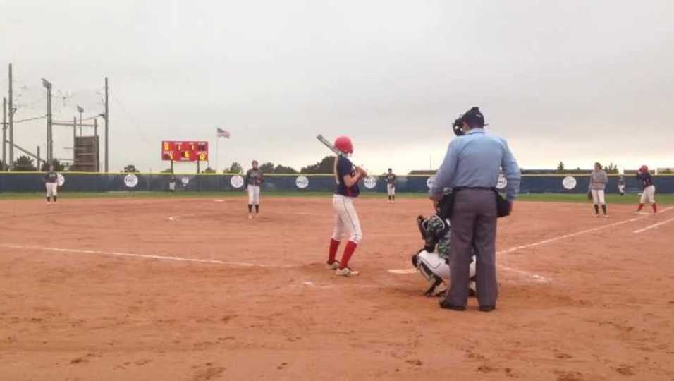 Allison Mann's 3RBI HR vs Pine Creek 10-2-15