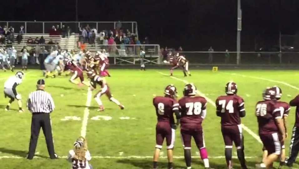 Jarrett Thomas scrambles and breakes tackles