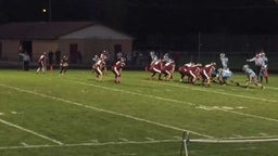 Jarrett Thomas passes over the middle for touchdown