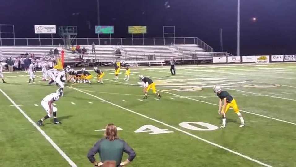 Evan Norwood Reception vs LakeView