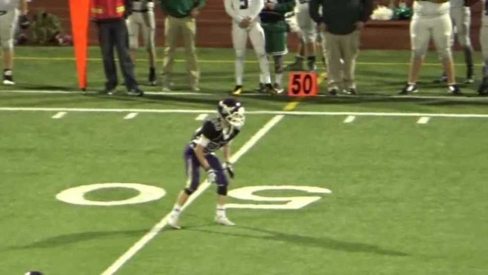 Will Ericksons Interception vs Mount Vernon