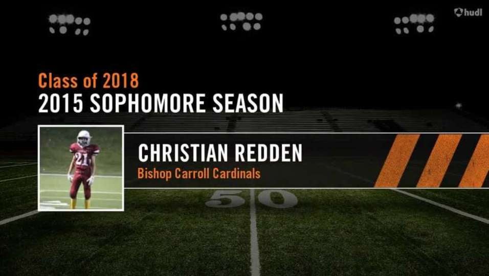 Christian Redden, Sophomore Season, Class of 2018