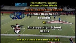 Rocklin Tops Antelope Advancing to Div. II CIF-SJS Championship