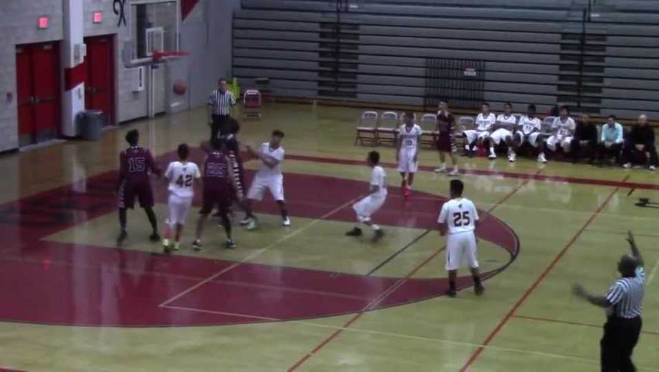 Josiah Sa 'O with power layup vs. Southwest SD