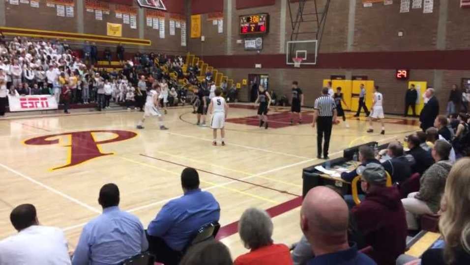Matthew Kogler #55 - Rebounds and Scores Against Columbia River