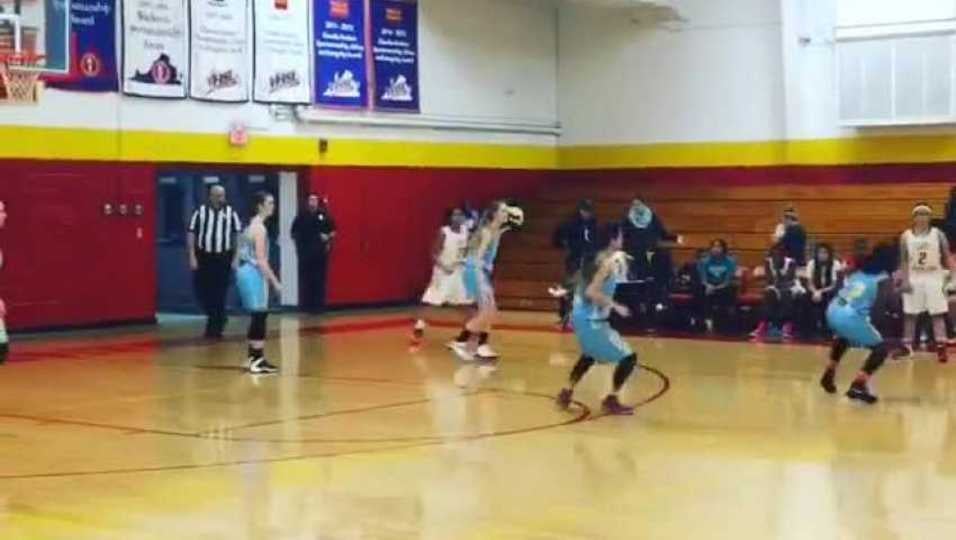 Morgan DeCastro with the And1