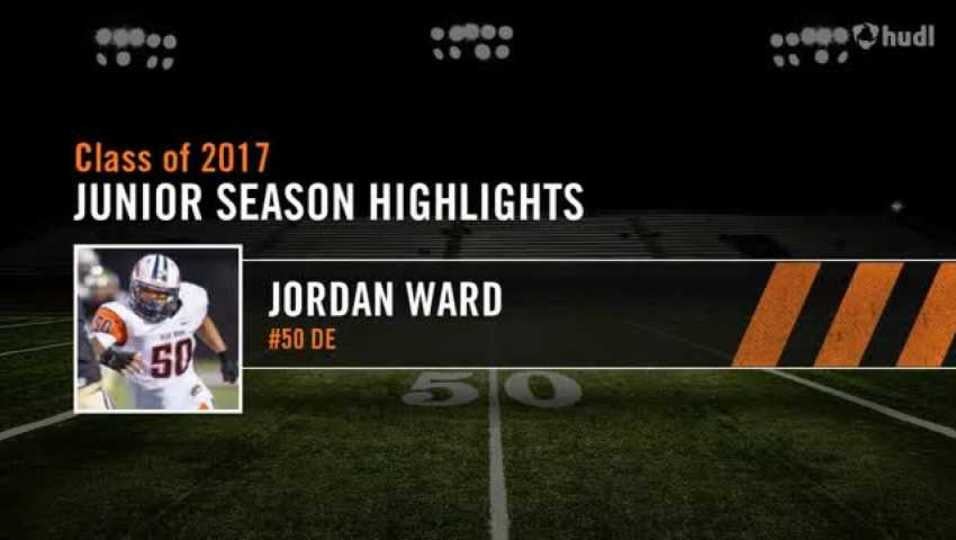 Jordan Ward Junior Season Football Highlights