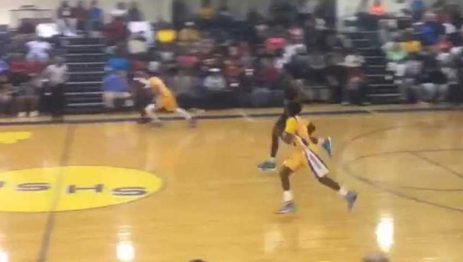 Brandon Mills with the game winning put back.