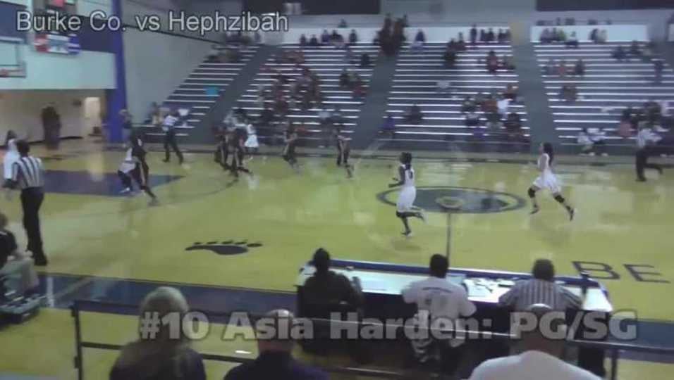 Asia Harden Highlights vs Hepzibah