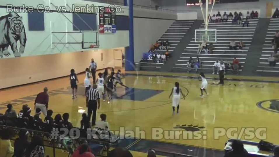 Kaylah Burns Highlights vs Jenkins Co