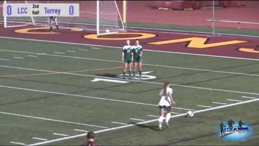 This was the first goal scored in the CIF Semifinal.