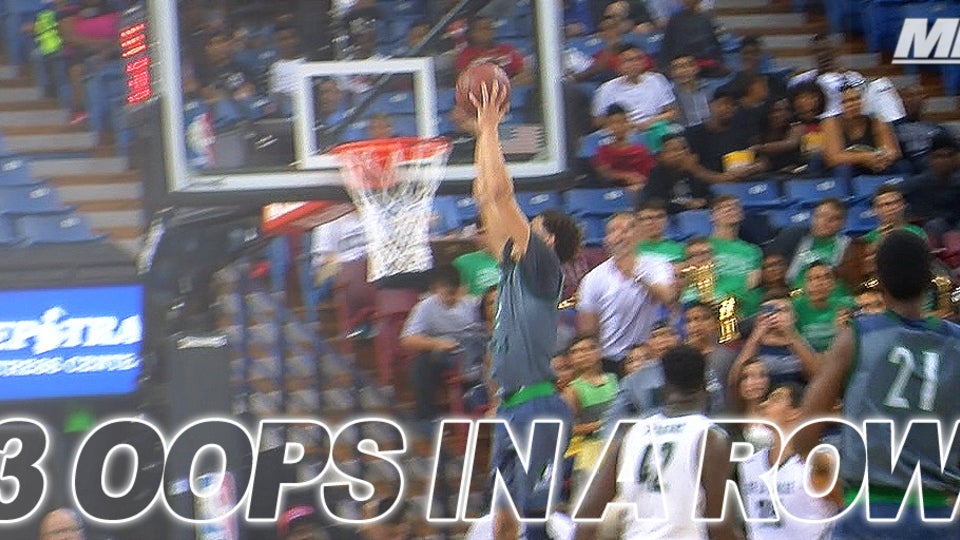 Lonzo Ball: 3 alley-oops in a row