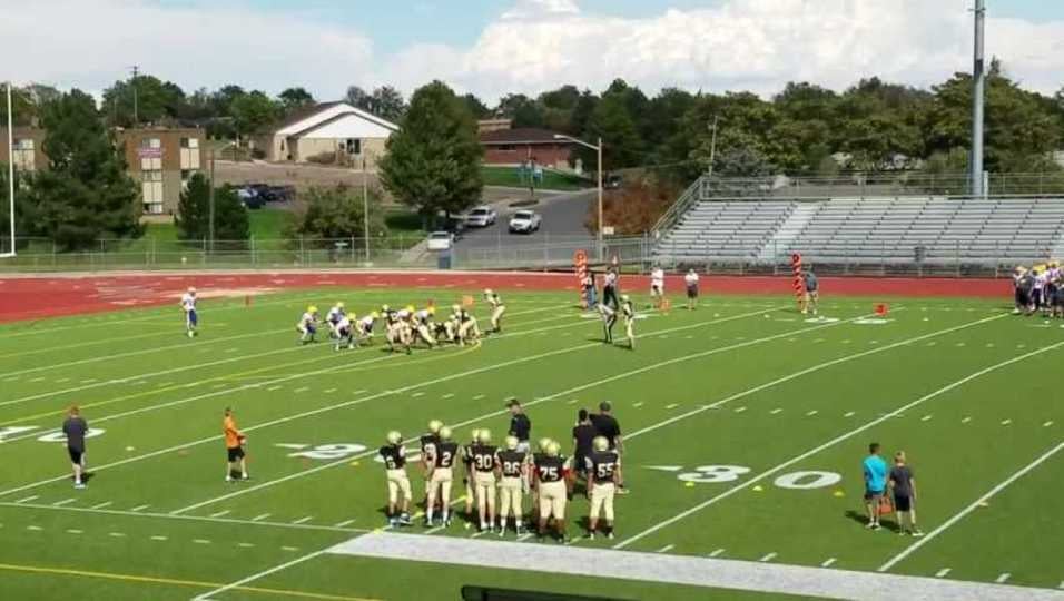 Big hit on TD saving tackle during fake punt
