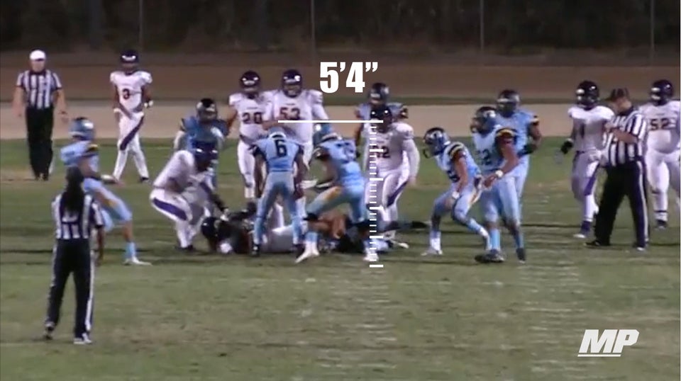 5-foot-4 Corner With Monster Hit