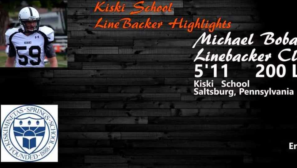 Michael Bobak Linebacker clips vs Linsly