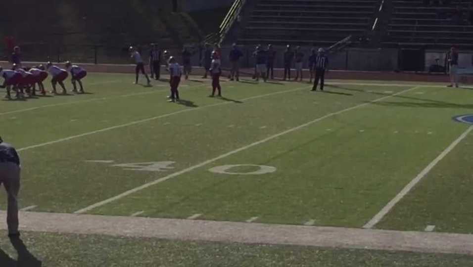 Justin Franco Rushing Touchdown