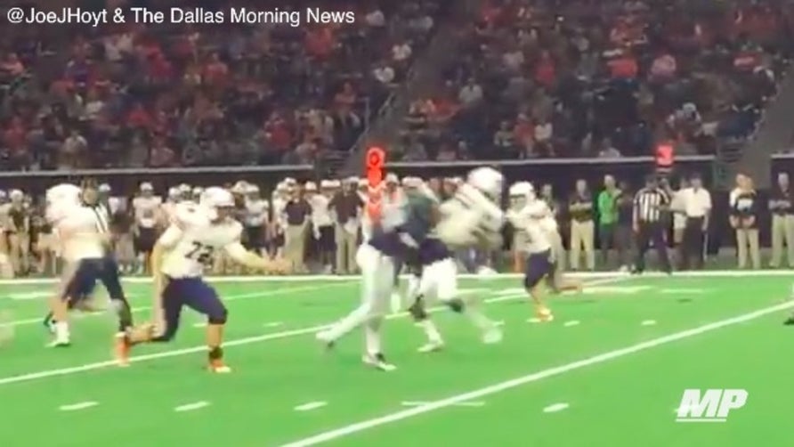 A wild last week in high school football brought us some huge hits! Just wait until you see #1.