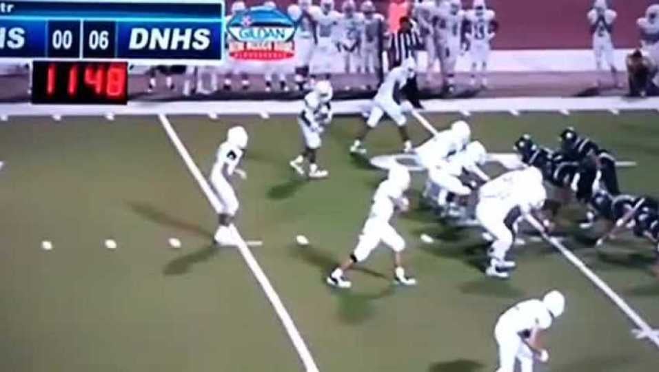 Quarterback Roel Pavia runs 45 yd Touchdown