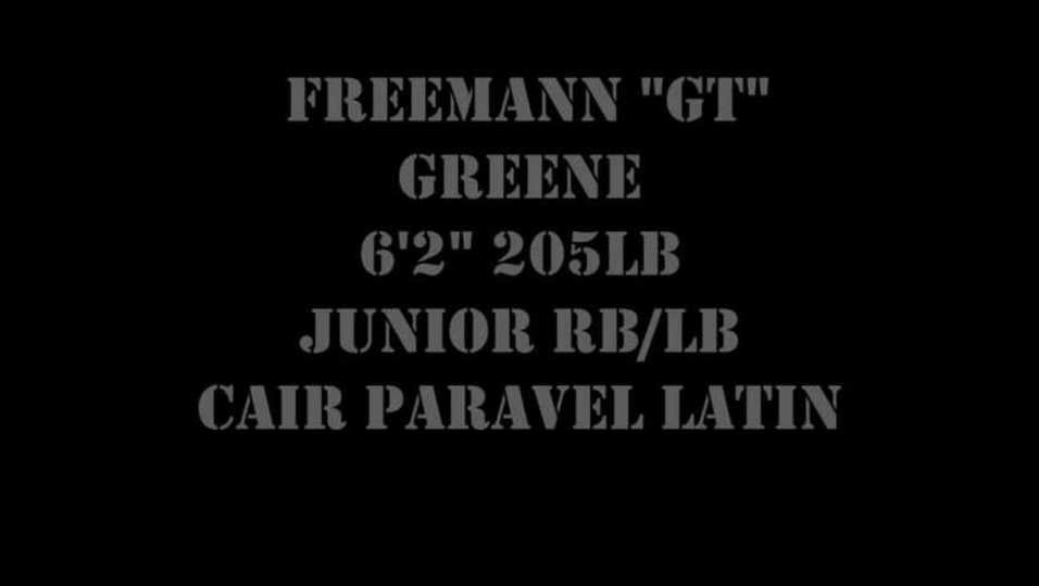 #16 Freemann Greene Highlights 10-21-16