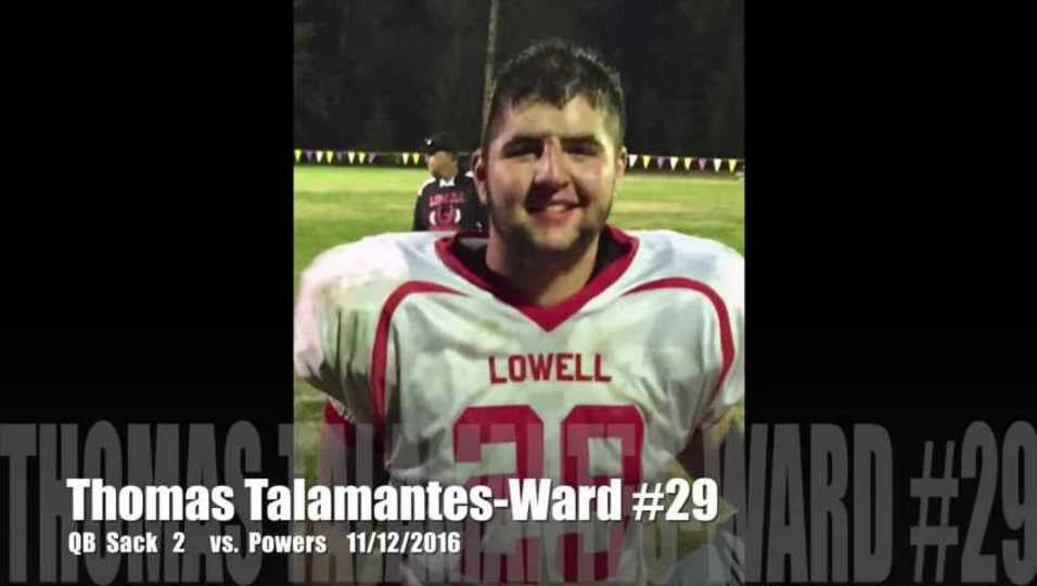 Thomas Talamantes-Ward QB Sack