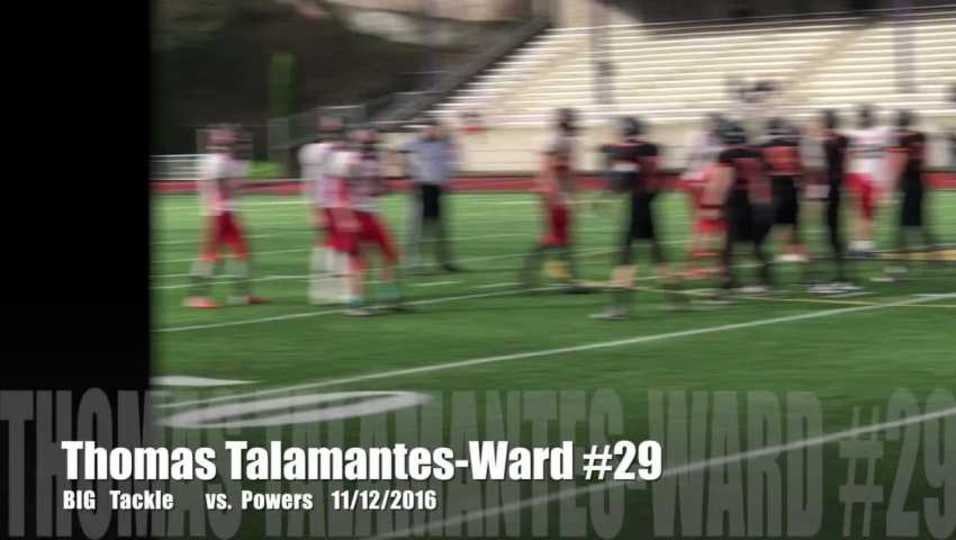 Thomas Talamantes-Ward "BIG HIT"