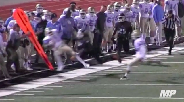 Who said punters can't tackle?