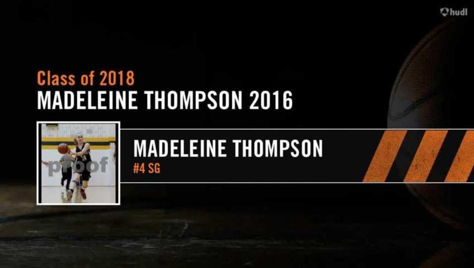 Madeleine Thompson class of 2018