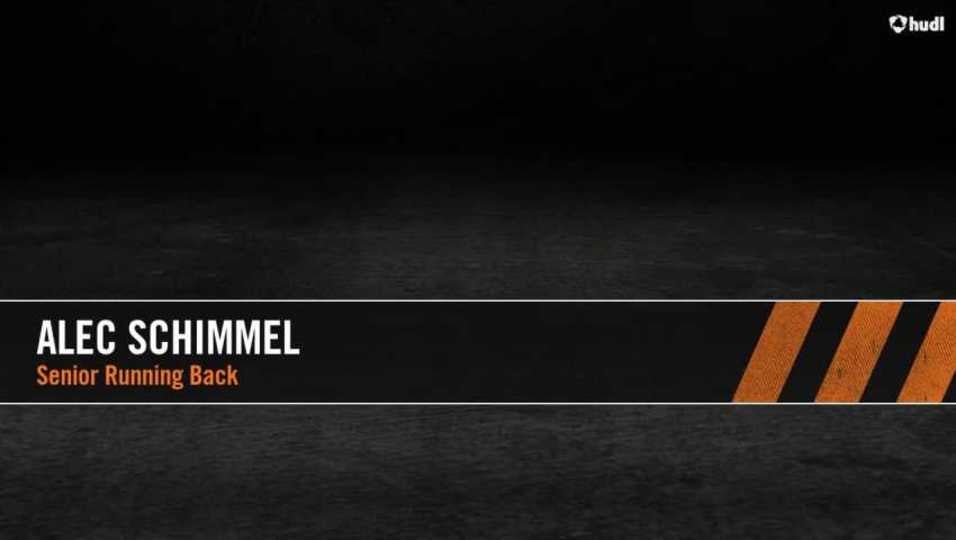 Alec Schimmel RB Highlights