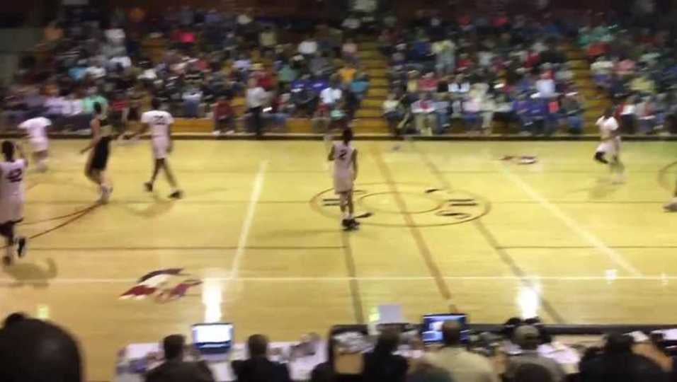 Terryonte Thomas with the high flying layup