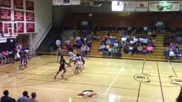 Mitchell Robinson with a long jump slam