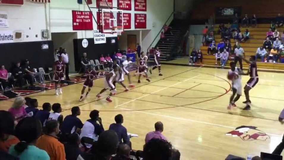 Ladarius Marshall with a steal and a dunk