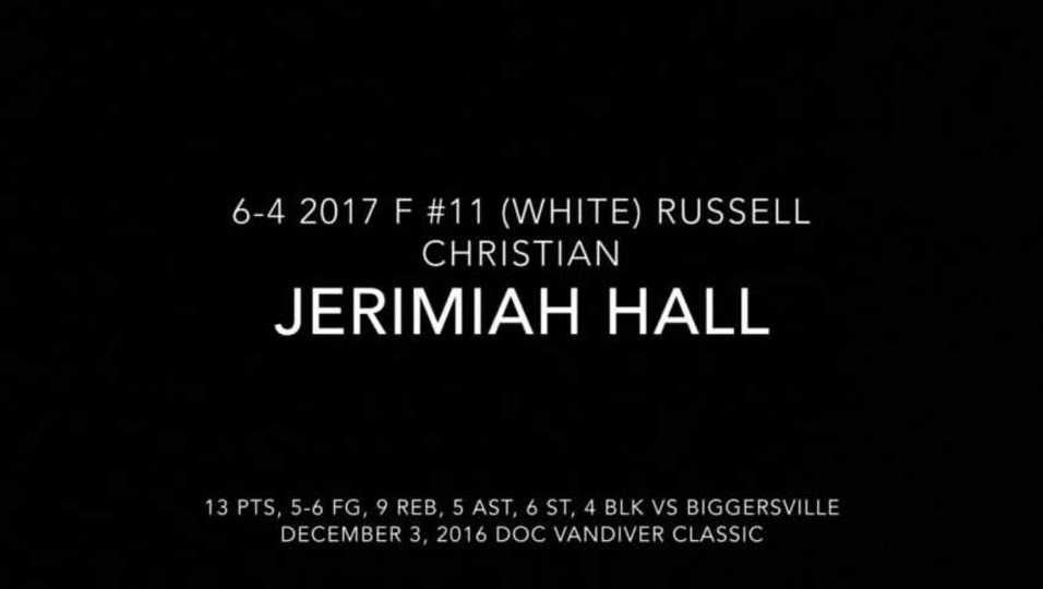 Jerimiah Hall Highlights vs Biggersville