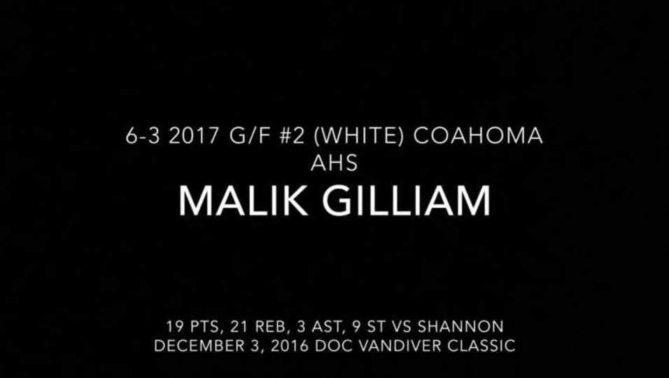 Malik Gilliam Highlights vs Shannon