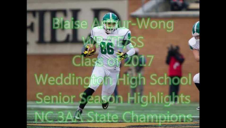 Blaise Arthur-Wong State Championship Season Highlights