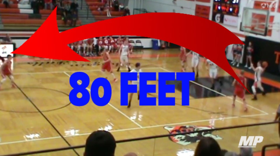 How did he manage to make this shot?