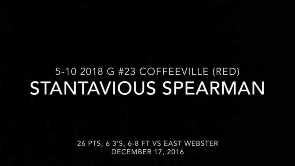 Stantavious Spearman Highlights vs East Webster