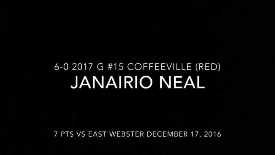 Janairio Neal Highlights vs East Webster