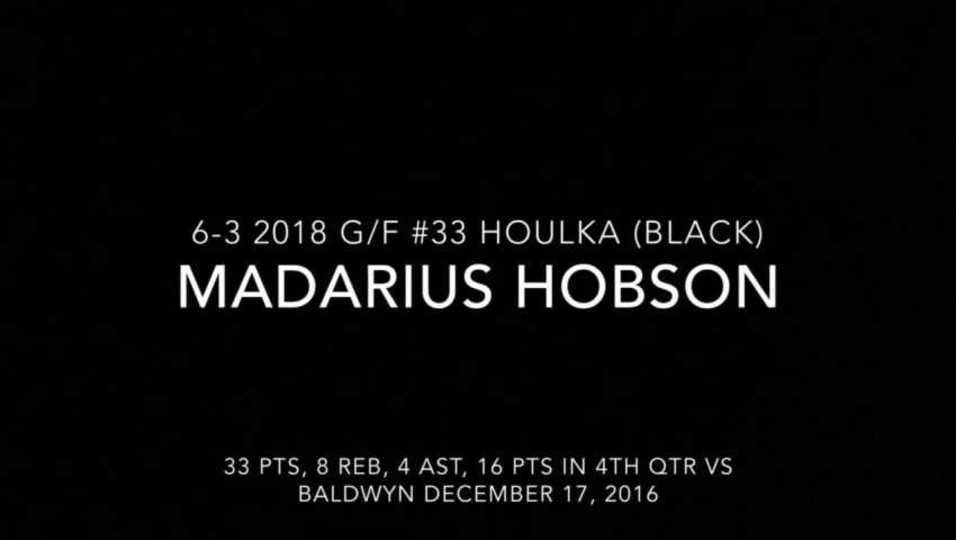 MaDarius Hobson Highlights vs Baldwyn