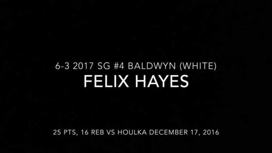 Felix Hayes Highlights vs Houlka