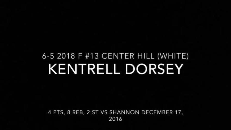 Kentrell Dorsey Highlights vs Shannon