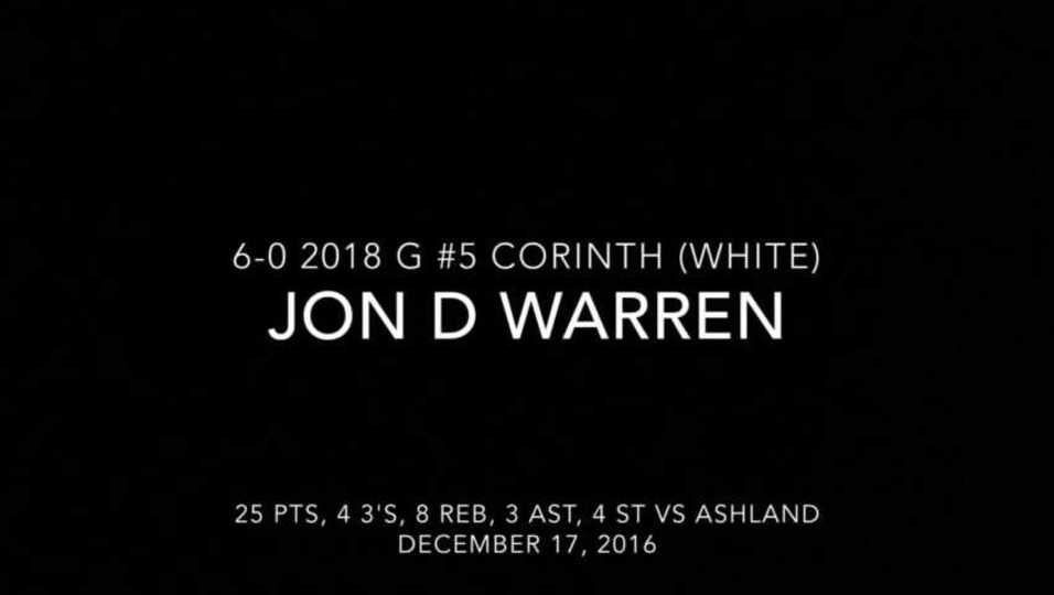 Jon D Warren Highlights vs Ashland