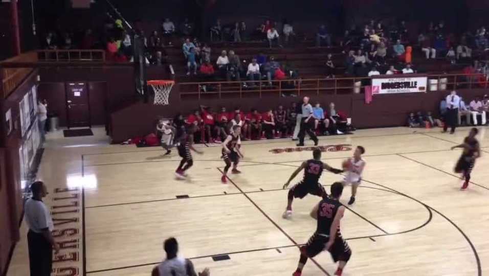 C.J. Hurd finds Money Welch for the layup