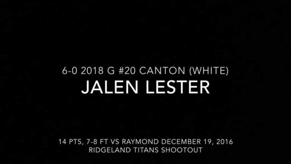 Jalen Lester Highlights vs Raymond at Ridgeland Titans Shootout