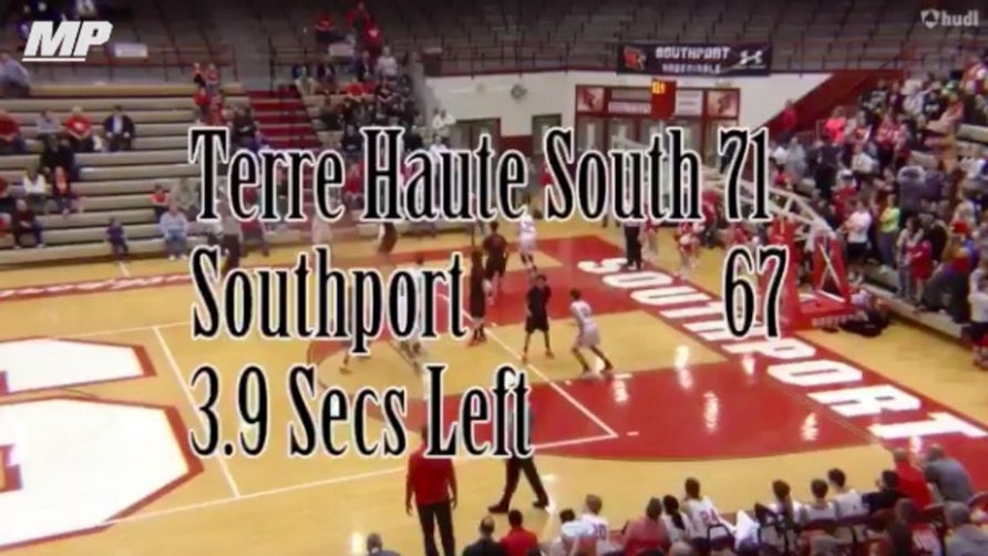 Never say never. The Southport (IN) basketball team pulled off one of the most unbelievable finishes you will ever see. Somehow, the Cardinals score 6 points in a span of 3.9 seconds to steal the ball game.