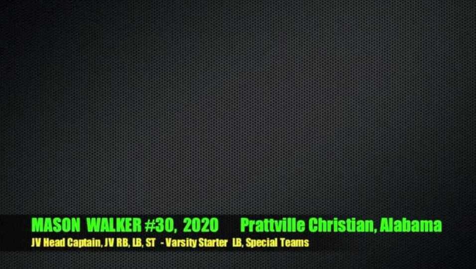 Mason Walker 2016 FB Highlights