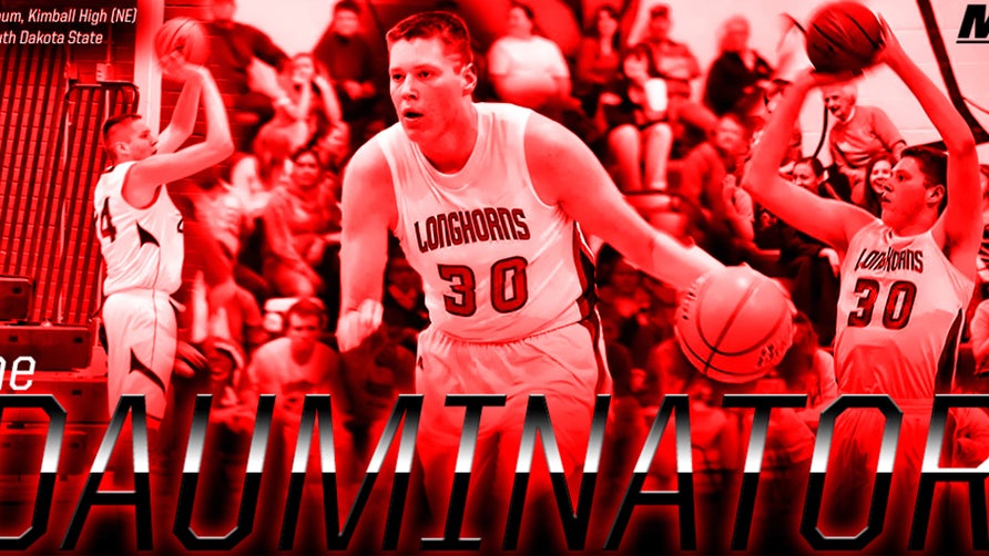 High school footage of South Dakota State's Mike Daum.